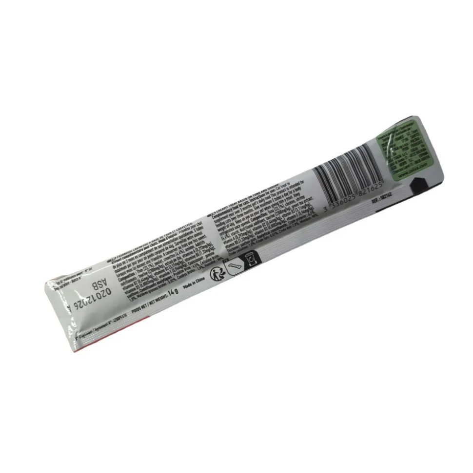 ZOLUX - Une friandise stick crème de thon crevette 14 g pour chat