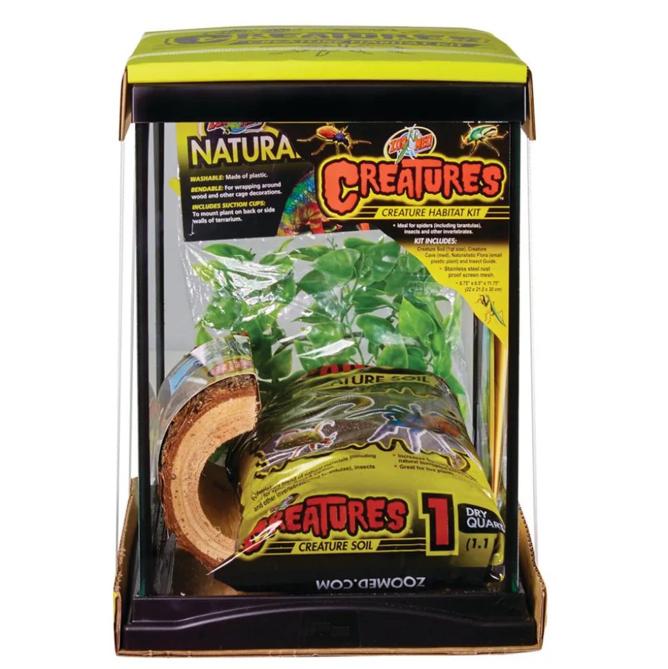 ZOOMED - Kit Habitat Creature 22x21.3x28 cm pour araignées, insectes