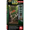 ZOOMED - Terrarium grillagé - reptibreeze led deluxe 61 x 61 x 122 cm - terrarium destiné aux lézards type caméléon